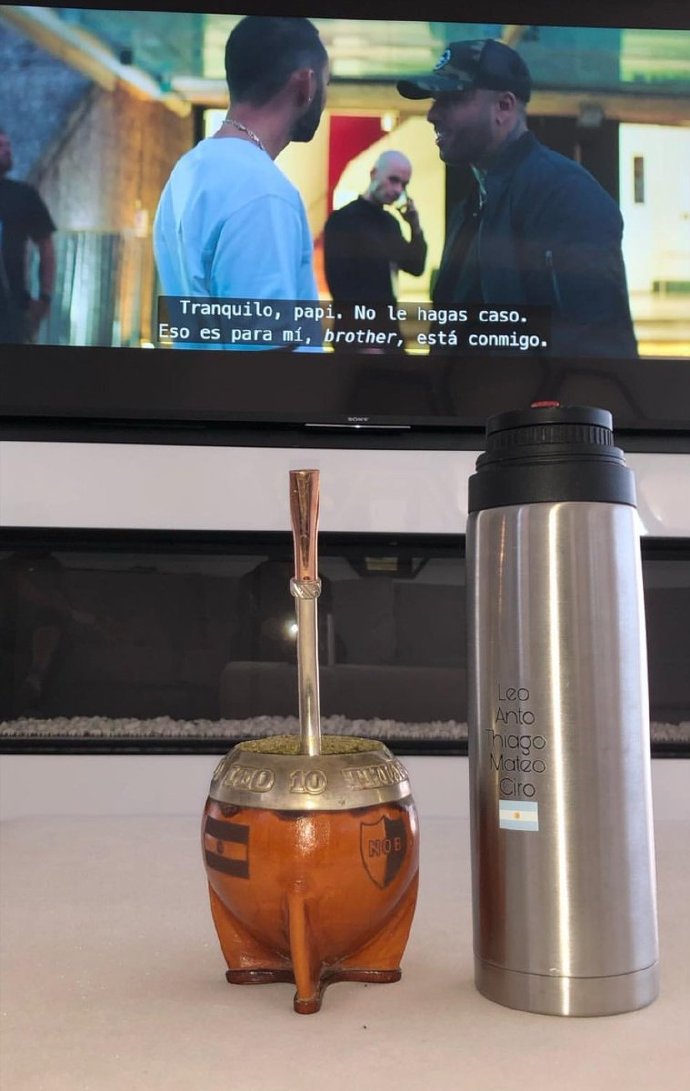 梅西暖心感人时刻,梅西和他的三儿子暖心互动