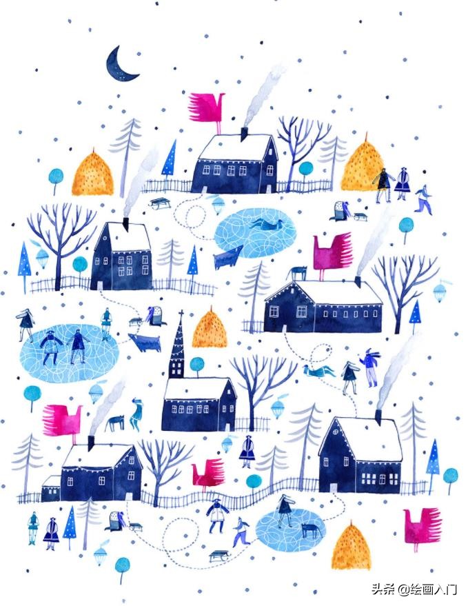 民族风插画简单又漂亮 (适合手绘的现代中国风插画)