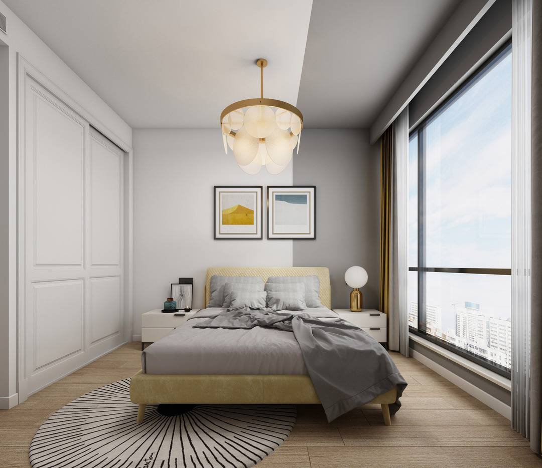 法式奶油风装修半弧形门洞,撞色拱形垭口门洞