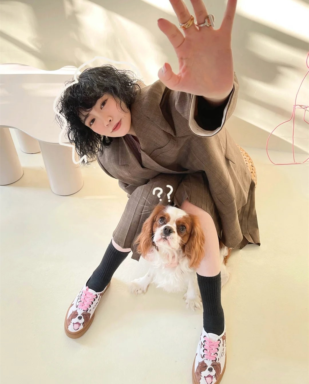 跟着抖音时尚穿搭博主学了一下,跟着博主打卡