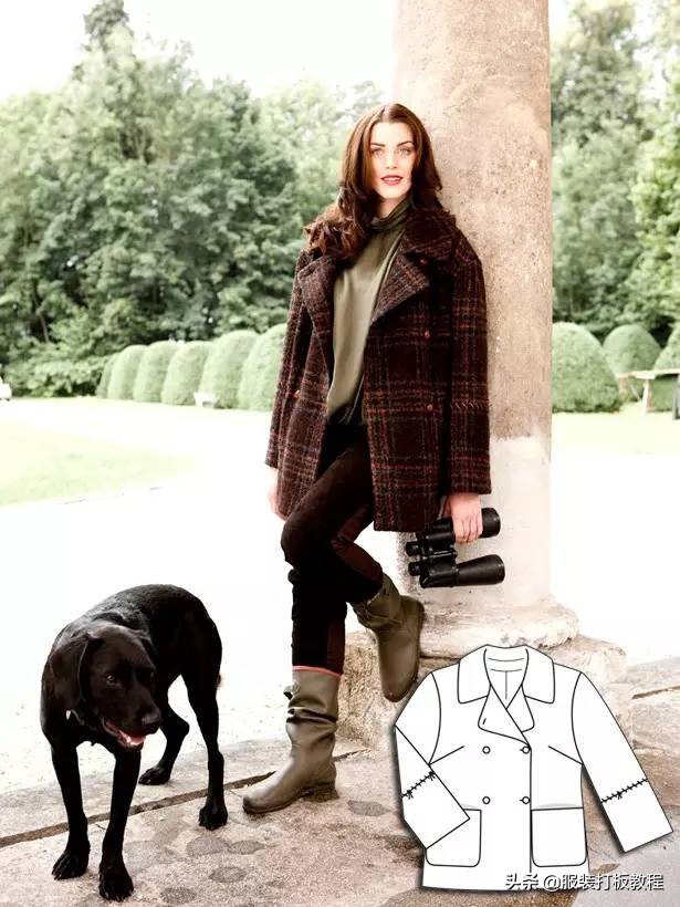 时装设计图手绘教程,服装制版图案大全