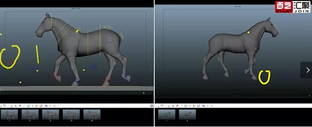 百艺诊所|线上班学员作业点评——四足生物动画