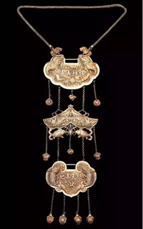 古代银质长命锁,古代长命锁大全