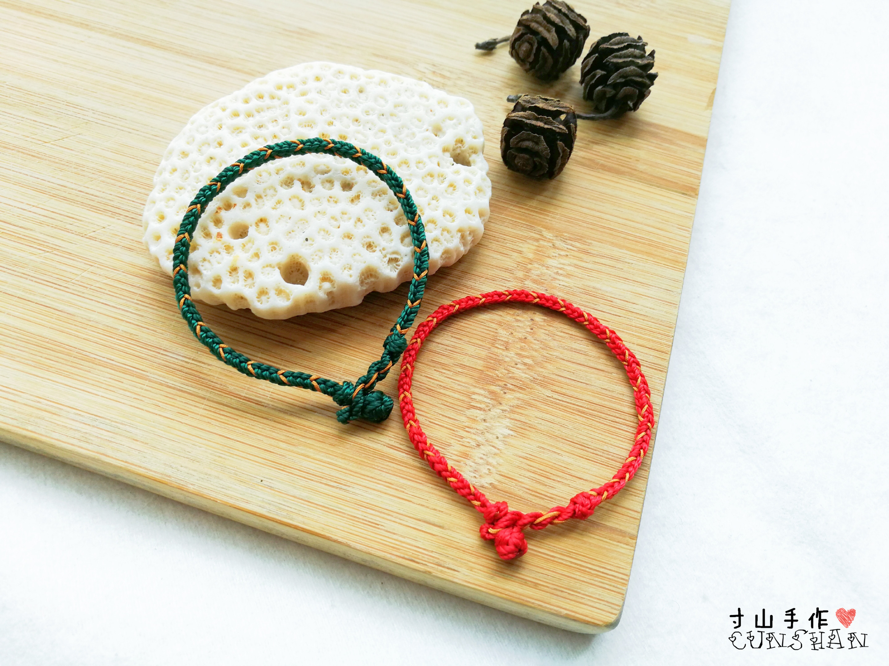 100种编弹性手链绳结的打法,文玩手串单绳打结方法