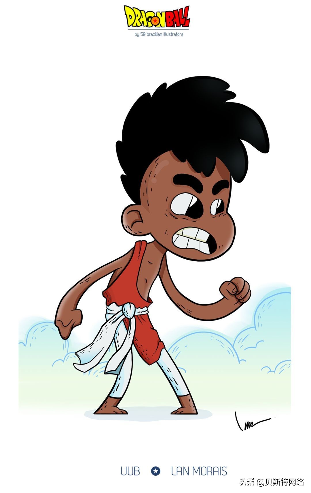 日本动漫插画师七龙珠,手绘龙珠经典插画