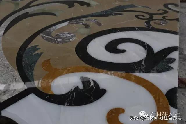 大理石水刀拼花批发,大理石水刀加工视频