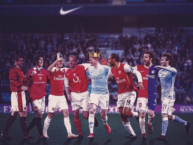 曼城4比1曼联德布劳内庆祝图片,18-19赛季英超曼城德布劳内