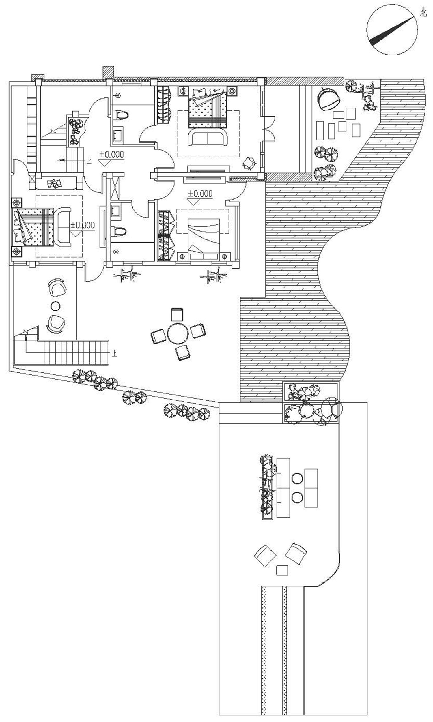 农村自建房步步高升户型别墅,如何自建大面积别墅