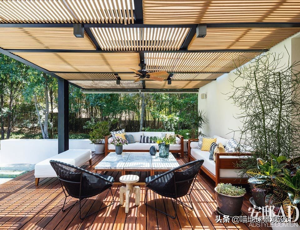 100款庭院廊架图片,中式庭院亭子设计效果图