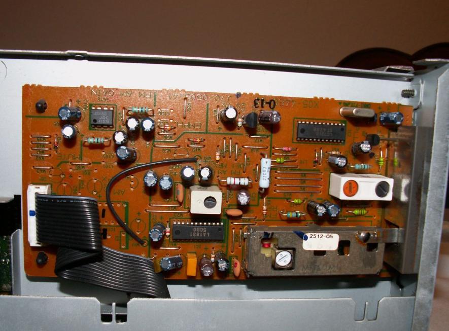 修一台建伍高端功放内部线路不亚于一台黑白电视机