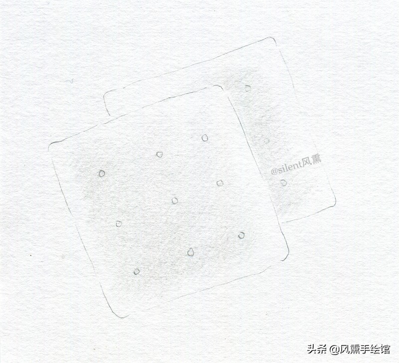 彩铅画小饼干教程,彩铅画渣教程