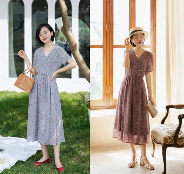 碎花裙怎么穿才时髦好看,碎花裙怎么穿才不显老气