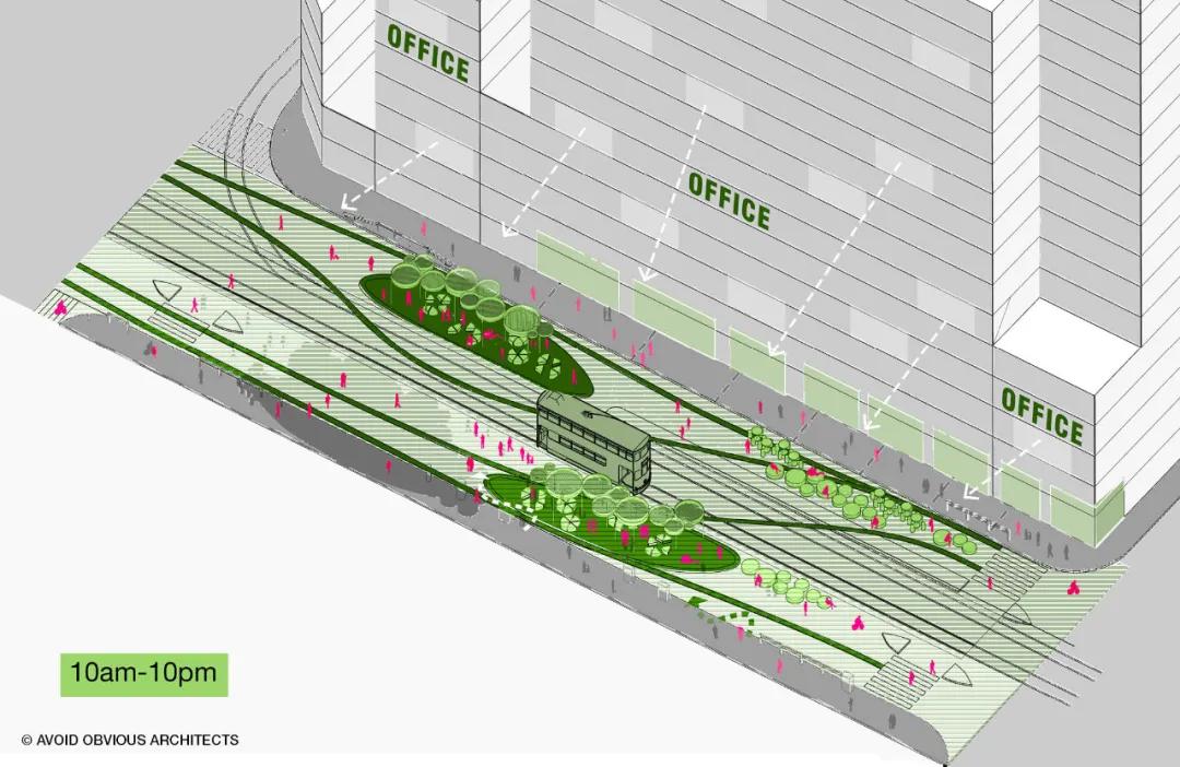 道路设计效果图,个性路面设计