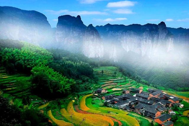 浙江仙居公盂村旅游攻略,避开熙熙攘攘的人群来山里走一走