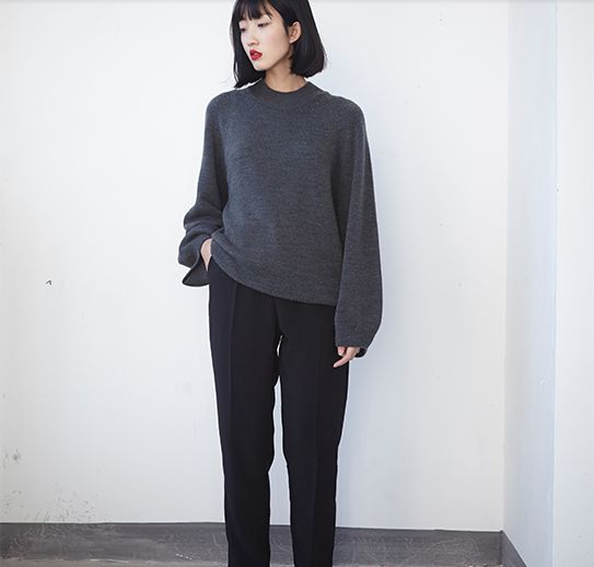 连衣裙毛衣秋冬穿搭,克莱因蓝毛衣穿搭秋冬