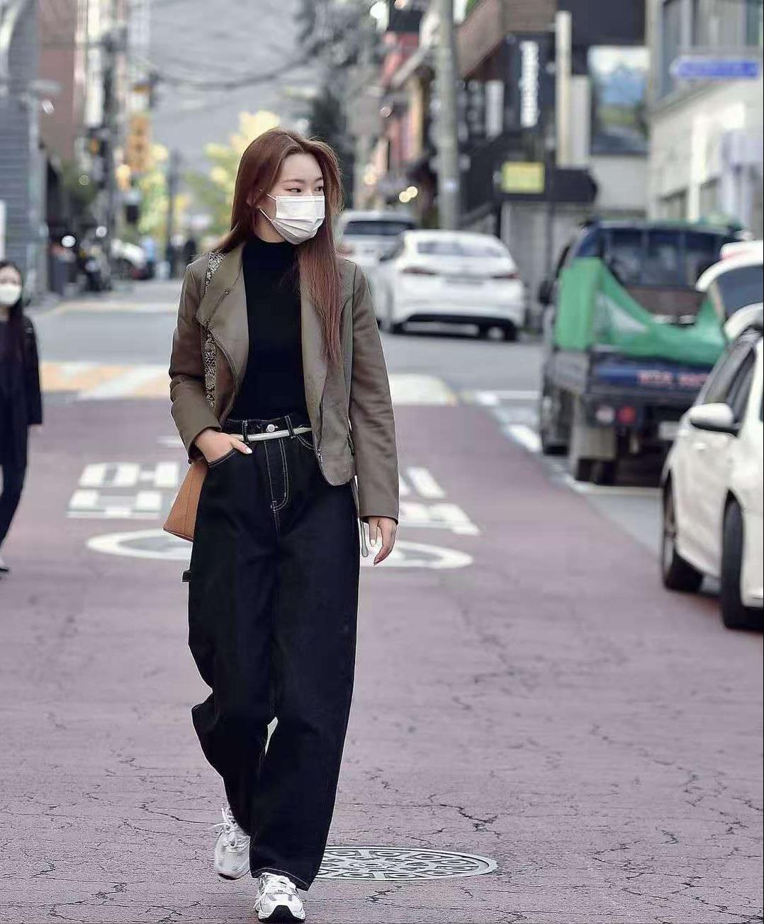 讲真的穿着打扮,肤色黑女生穿衣搭配韩国风