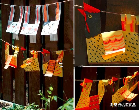 儿童创意立体手工母鸡,幼儿园手工制作小鸡简单又漂亮