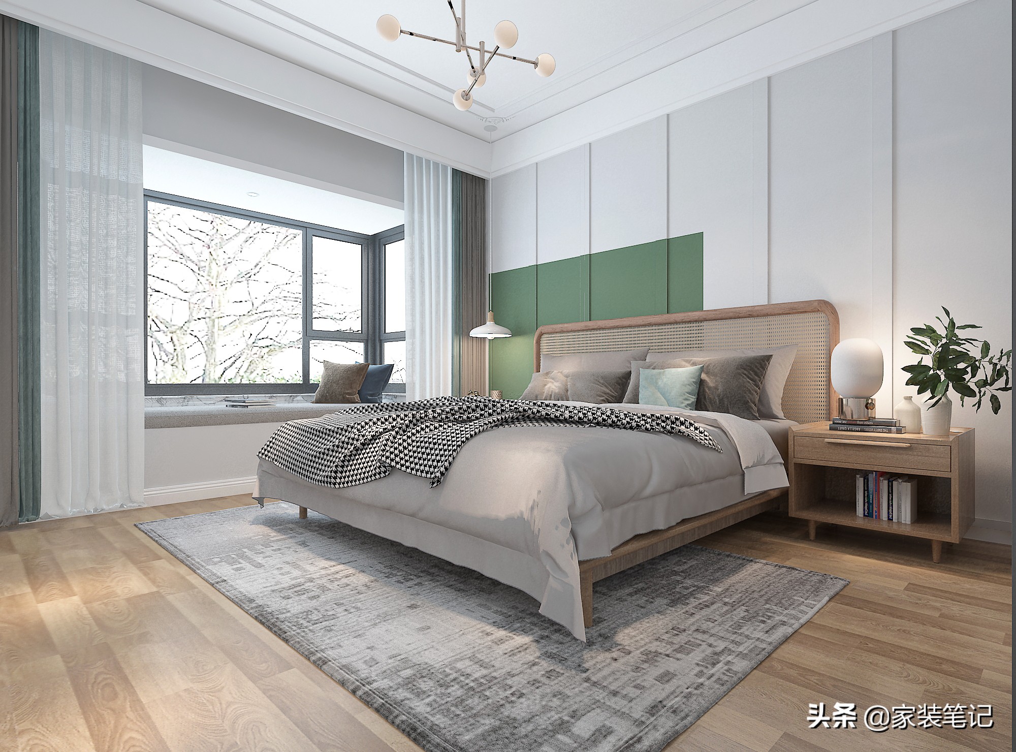 全屋只做石膏线的装修效果,发现一家装修很有氛围感的店铺