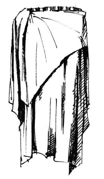 人物速写衣服画法,速写人物衣服褶皱画法