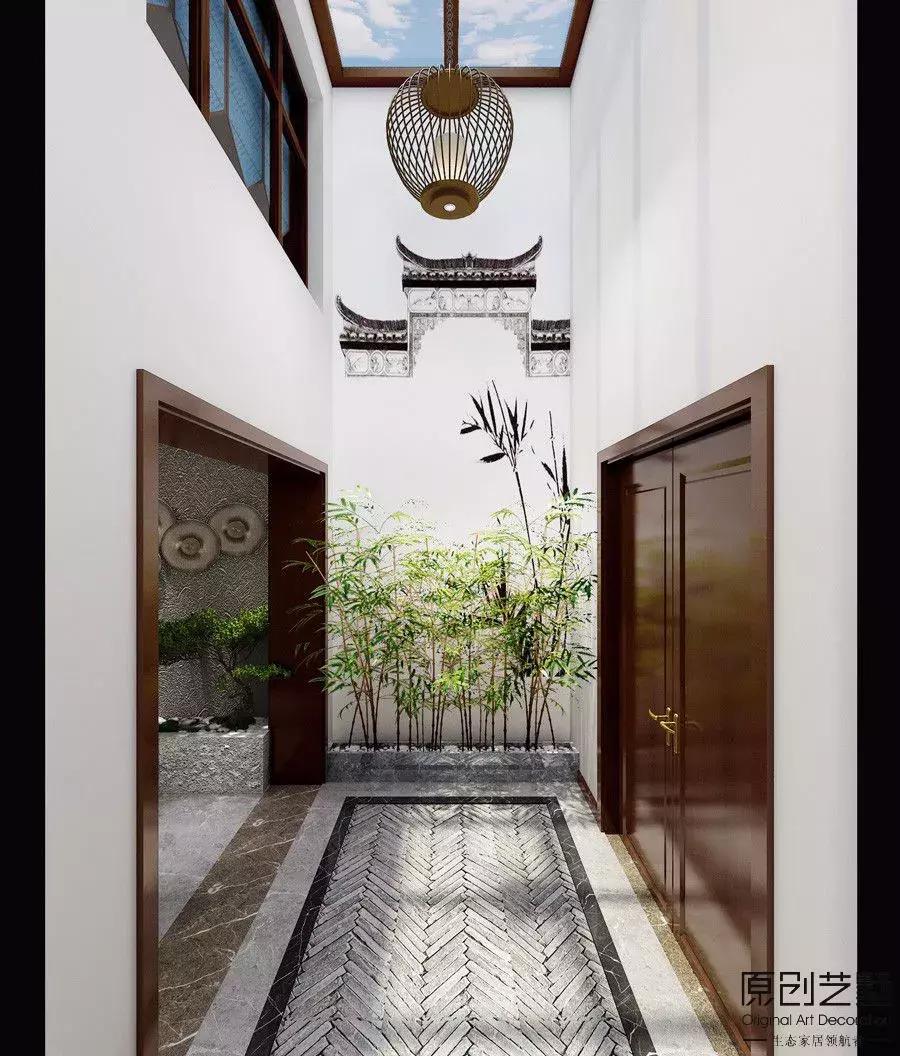 大宅高端中式设计,首创禧瑞山河190平墅