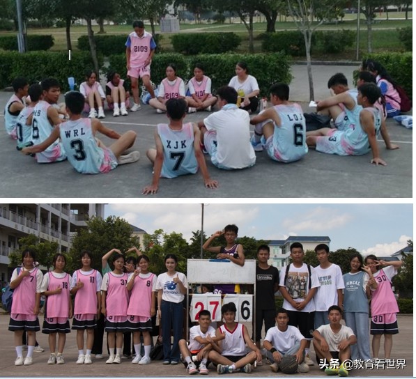 篮球赛顽强拼搏,柳城县中小学生篮球赛