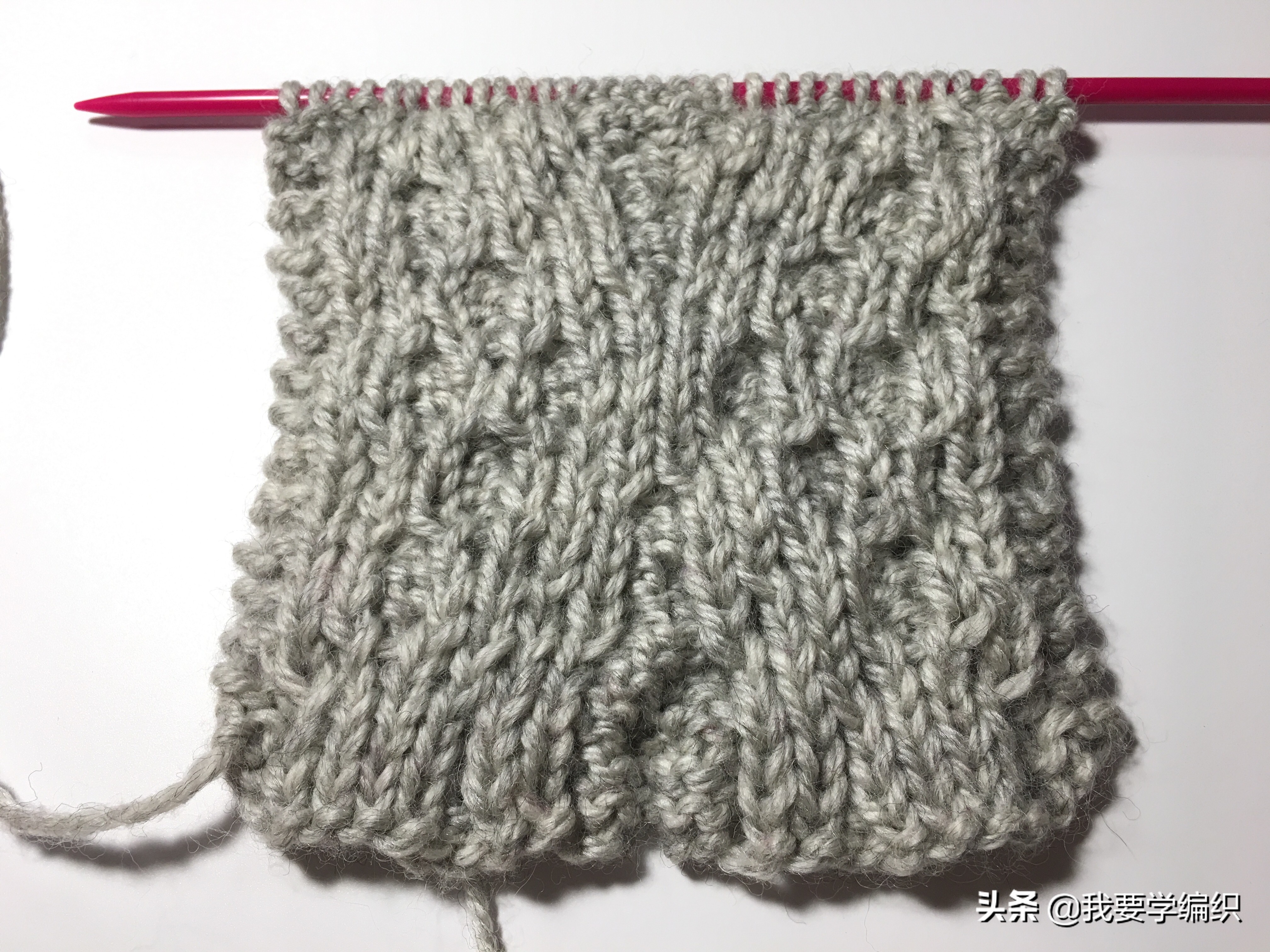 双扭麻花围巾教程,经典麻花围巾教程