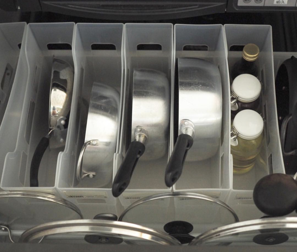 厨房锅具收纳墙上,锅具收纳小妙招废物利用