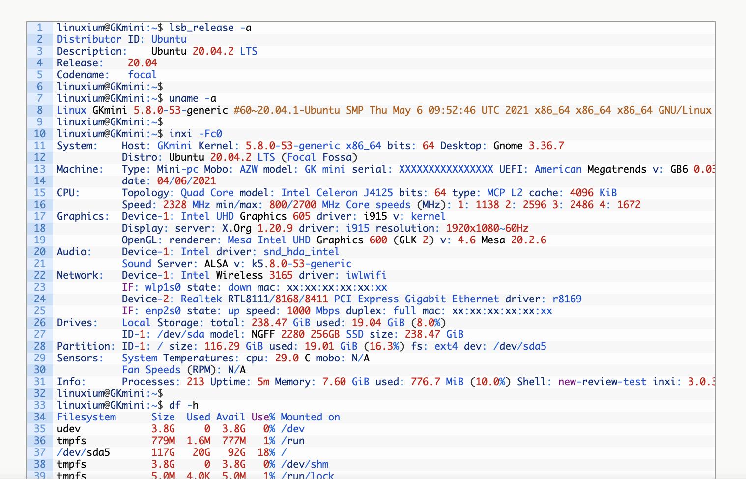 零刻（Beelink）GKmini评测：Intel赛扬J4125miniPC测评