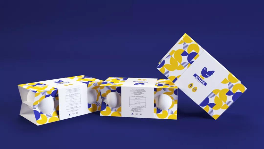 鸡蛋包装还可以这样利用,鸡蛋包装设计清新风格