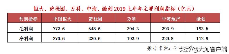 百强房企业绩增长最快,前五房企盈利情况