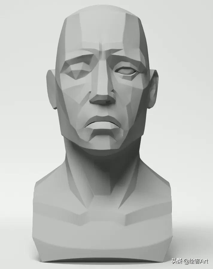 如何把立体图形画逼真,立体脸部画教程简单