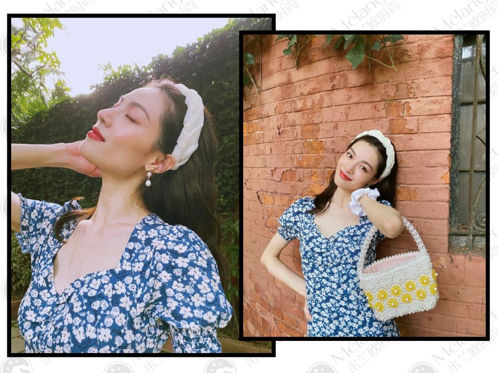 欧阳娜娜、宋妍霏都在戴的宽发带，简直是秃头女孩的救星