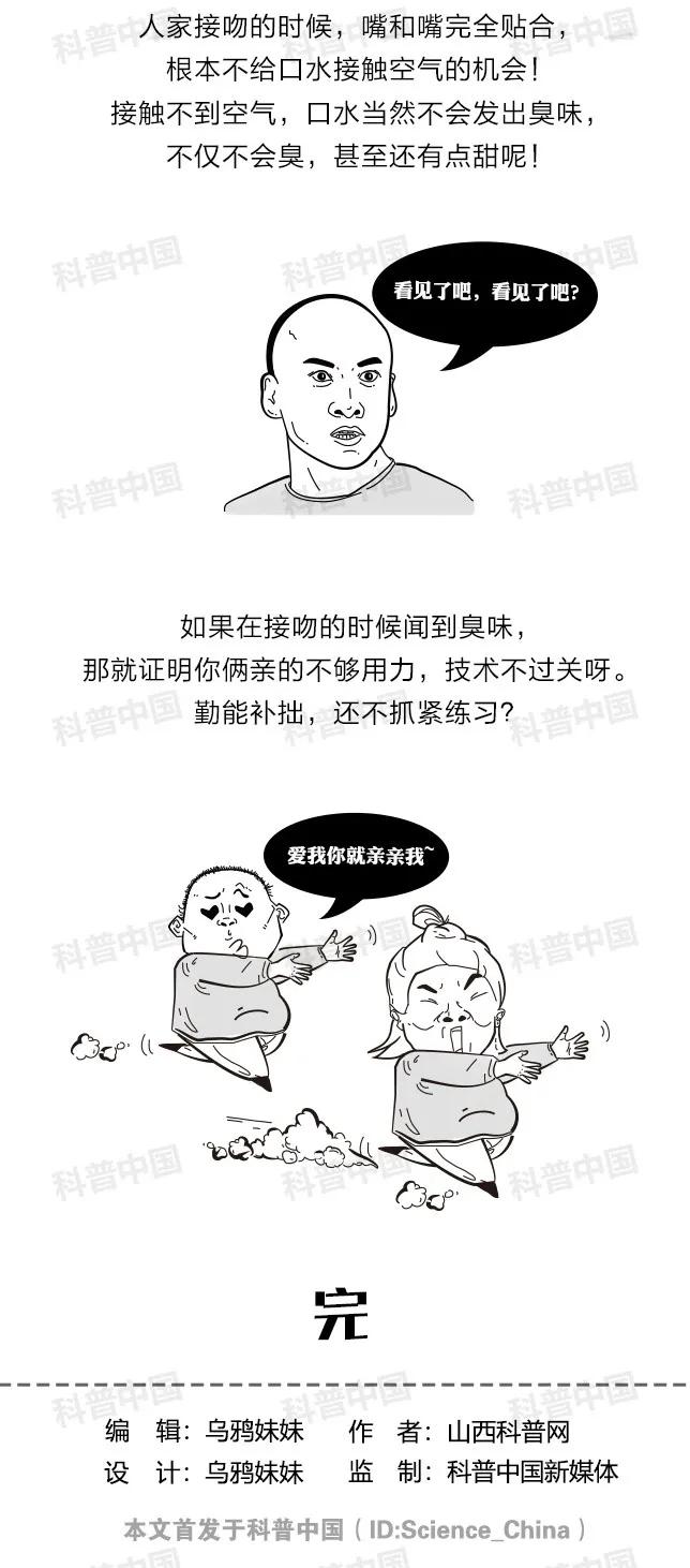 口水为什么是臭的？情侣接吻时，为啥闻不到？