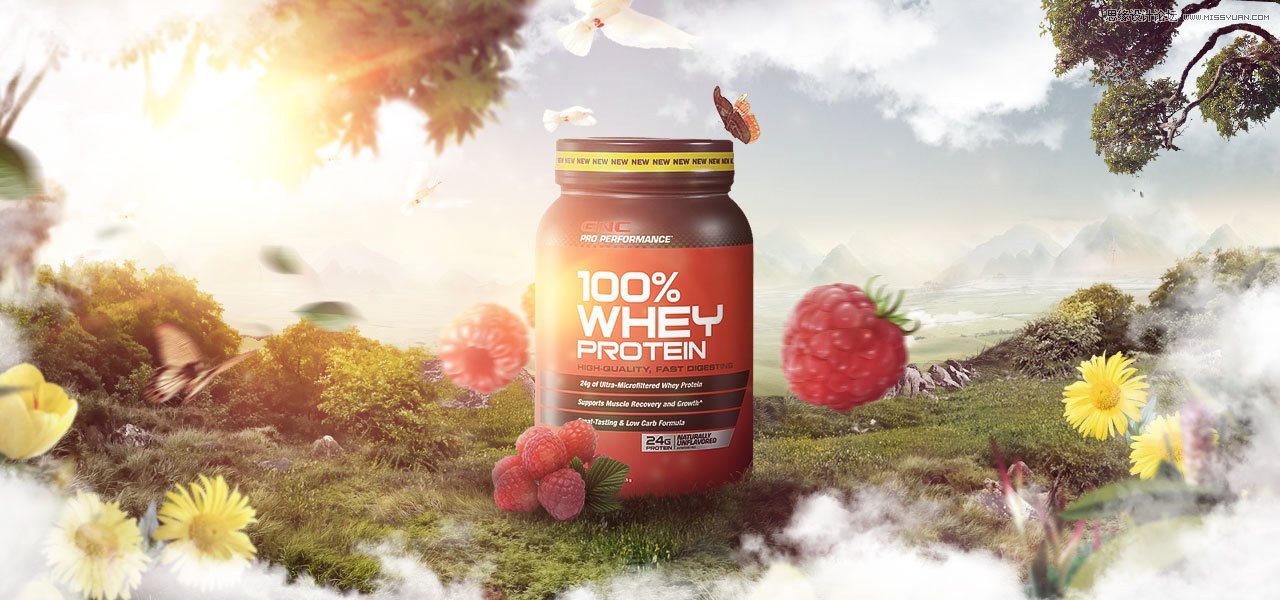 ps化妆品海报设计创意横版电商,化妆品的banner图设计教程