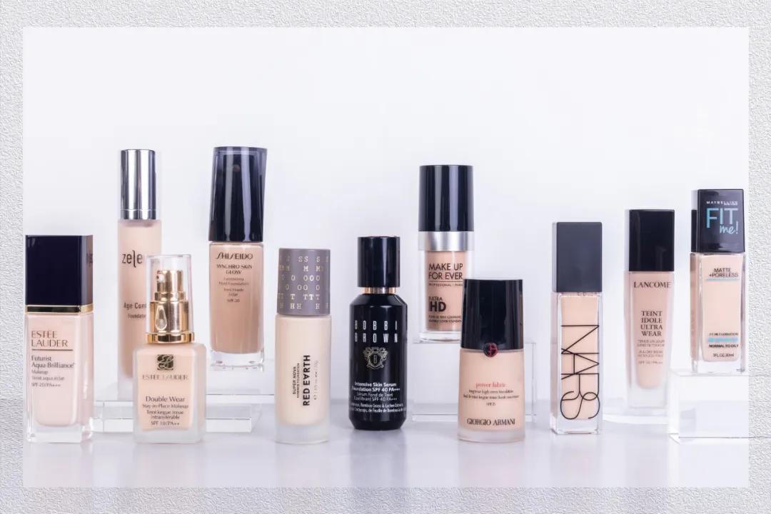 8小时实测11瓶网红粉底液，干皮、油皮、痘痘肌照着买就对了！