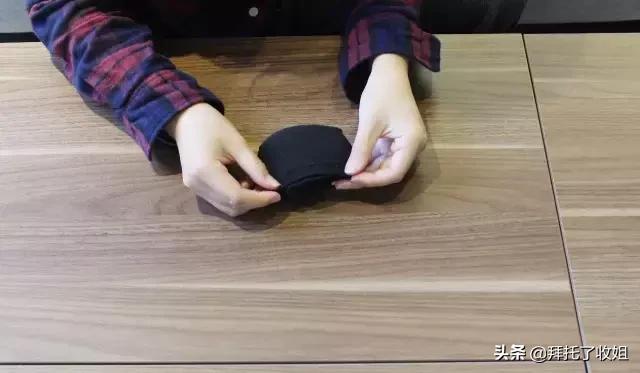 袜子折叠法简单,袜子简单折叠法