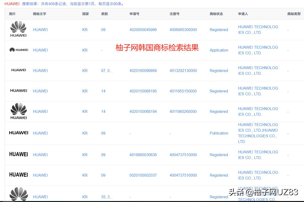 如何查韩国公司注册商标信息,韩国商标检索教程