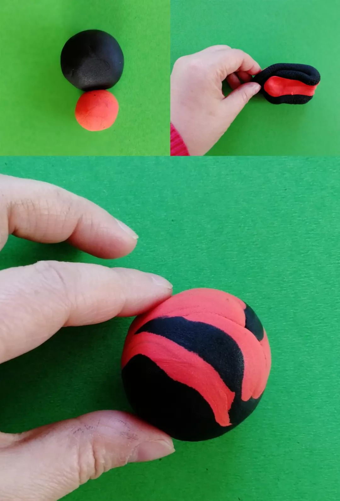 粘土手工100种简单人物在纸上制作,用超轻粘土做的手工又简单又漂亮