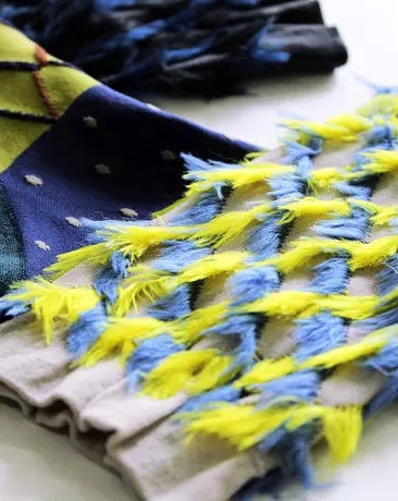 优雅气质花纹蕾丝船袜 (亚洲民族复古风短棉袜)