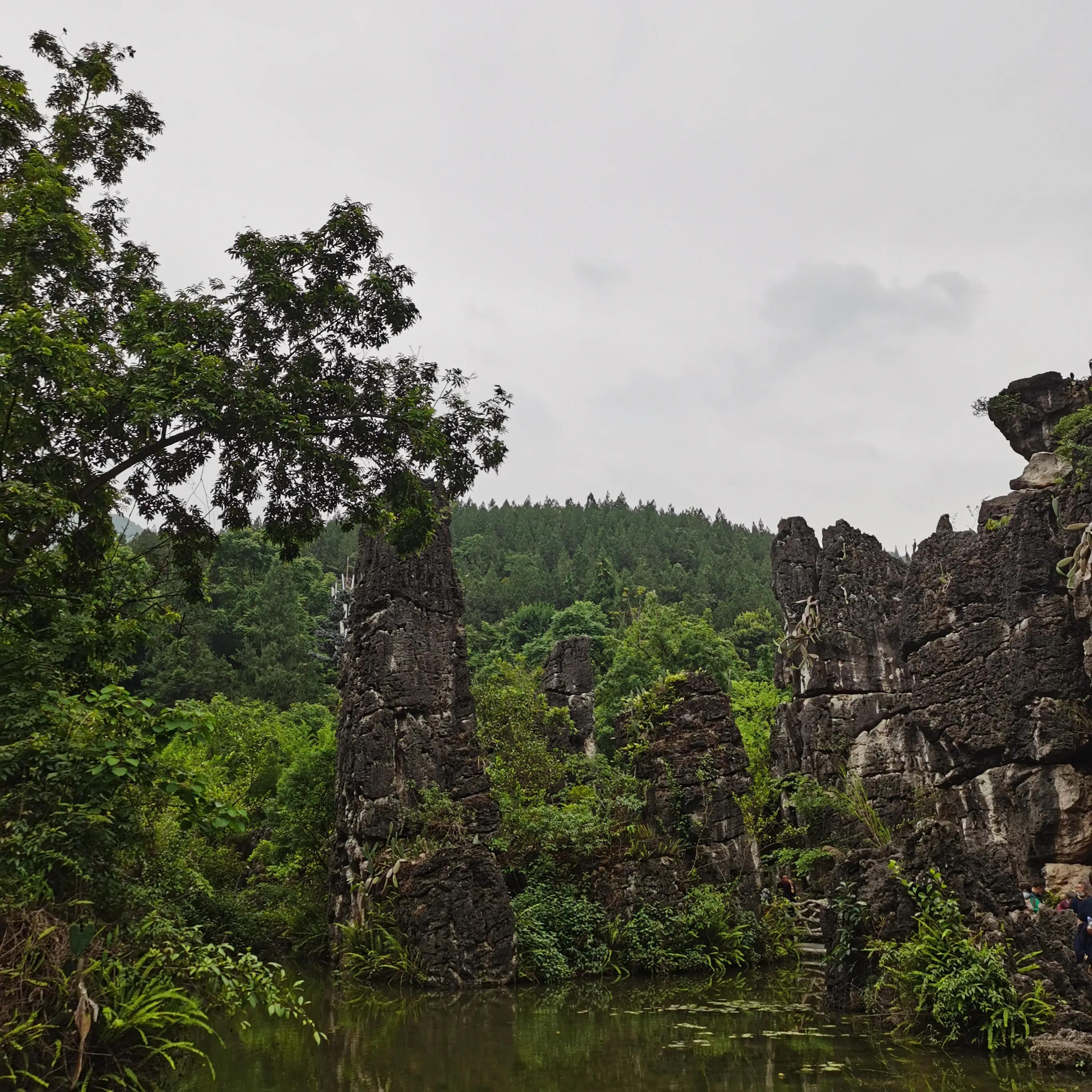 向南方和向北方,登上山顶看美景贵州黄果树瀑布