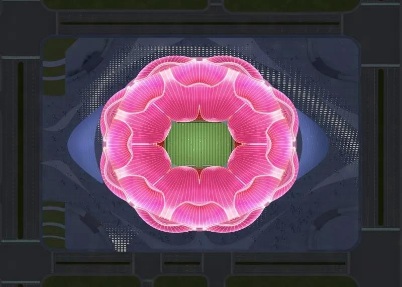 可爱的恒大足球场,恒大迷之审美球场