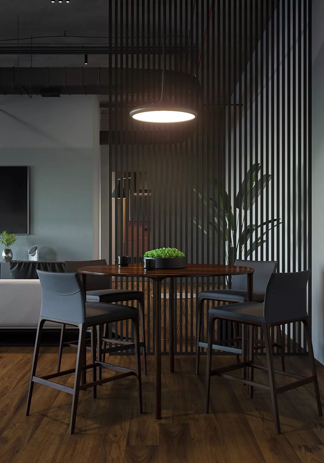 时尚灰内饰,现代风灰色装修内饰设计