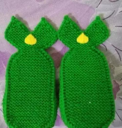 简单婴儿靴子毛线鞋,可爱款钩针宝宝鞋