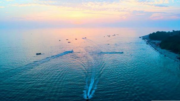 涠洲岛海边看雪,涠洲岛火山口看日出