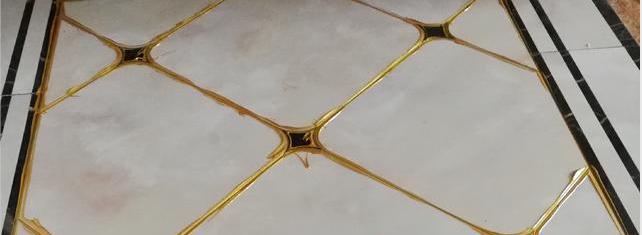 金色美缝剂整体效果,暖色瓷砖美缝用金色的美缝剂咋样