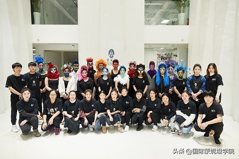 化妆学校创意妆考试,化妆课期末创意妆容整体造型