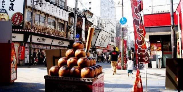 日本大阪藏在小巷的美食,正宗日本章鱼烧旅游图片