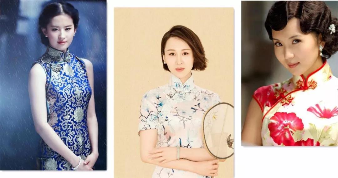 女性身材雕塑作品,温婉的旗袍造型