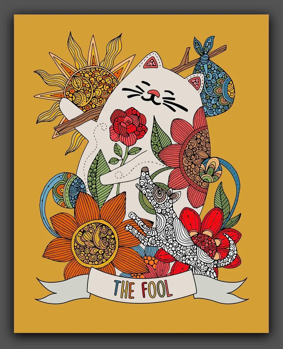 简单的色彩线描装饰画,小学生创意美术线描都有什么线条