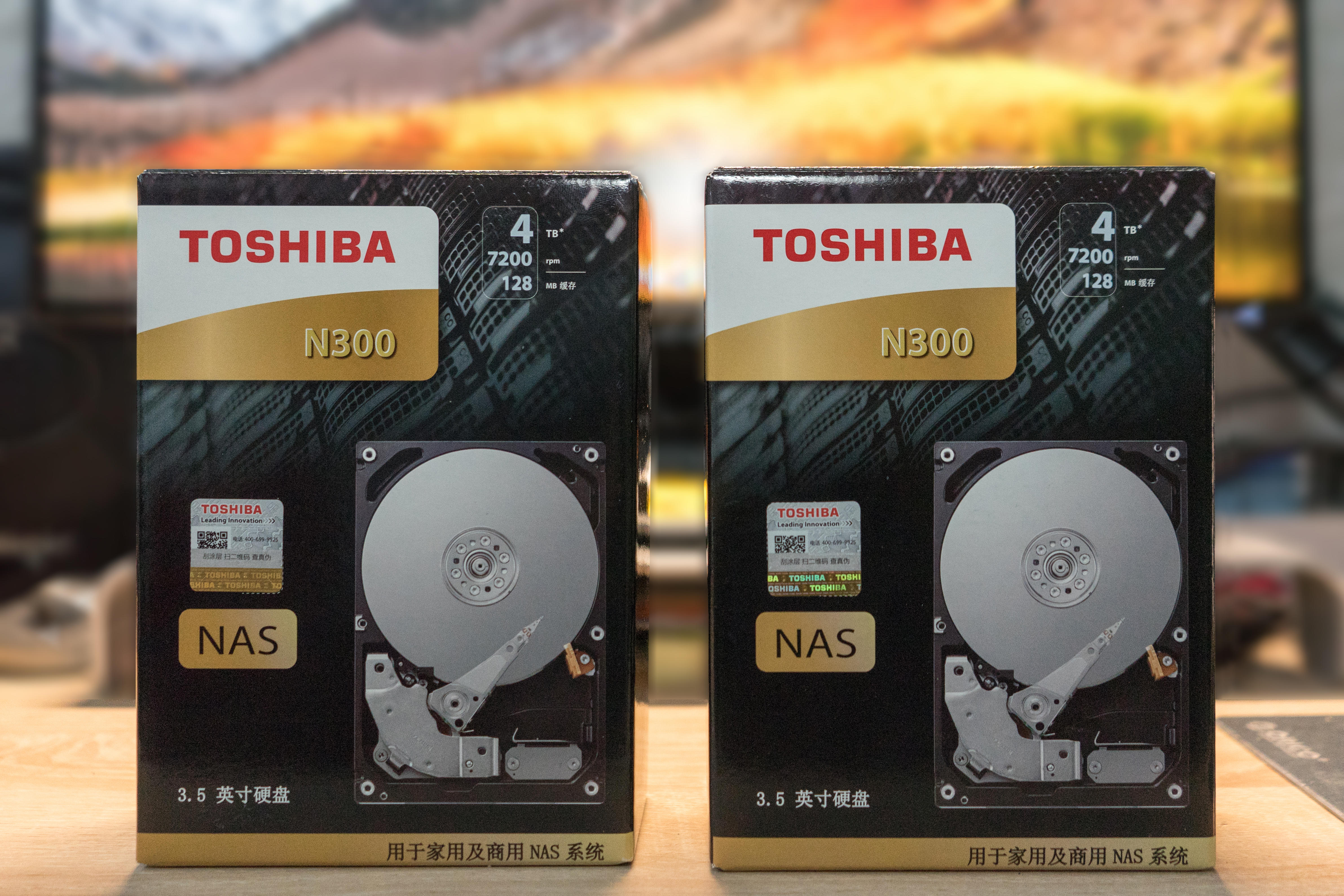 东芝n300对比西数企业级硬盘,东芝n300机械硬盘组一套nas系统